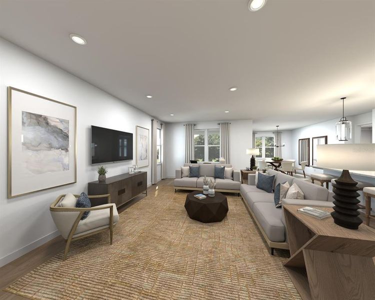 Furnished interior view inside a new home in Coasterra - Reserve Series, Palmetto (Image 5).