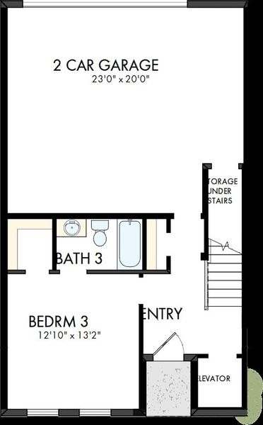 2D floor plan layout of this home in Emerald Landing at Waterside at Lakewood Ranch – City Homes, Sarasota, FL (Image 2). 2D floor plan layout of this home in Emerald Landing at Waterside at Lakewood Ranch – City Homes, Sarasota, FL (Image 2).