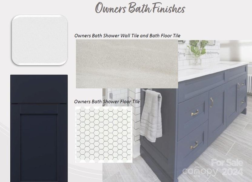 Primary bath designer selections