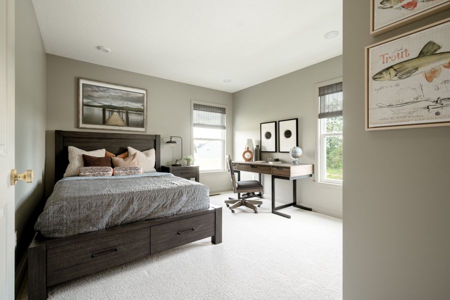 Representative furnished interior of a home built from the Avery by Fischer Homes in Pickens Bluff, Hiram (Image 38).