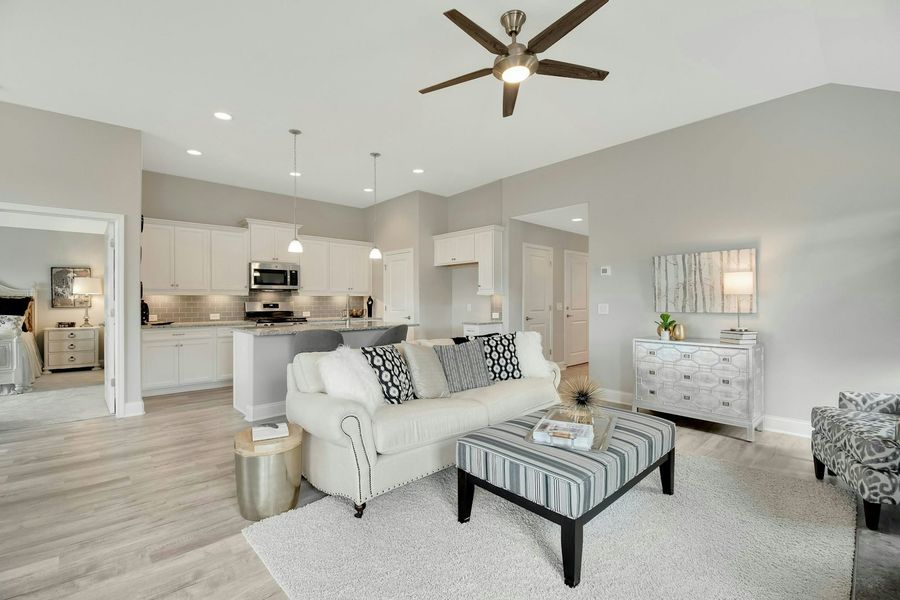 Representative furnished interior of a home built from the The Everleigh by Windsong Properties in Madeira, Acworth (Image 18).