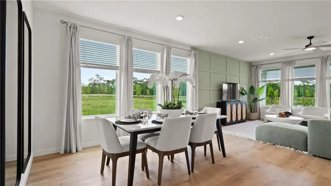 Furnished interior view inside a new home in , St. Cloud (Image 3).