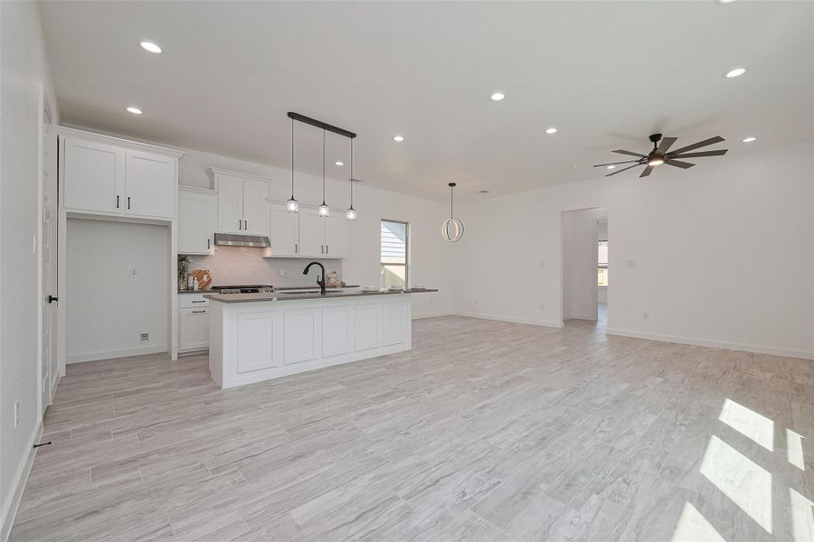 Furnished interior view inside a new home in , Houston (Image 8). Furnished interior view inside a new home in , Houston (Image 8).