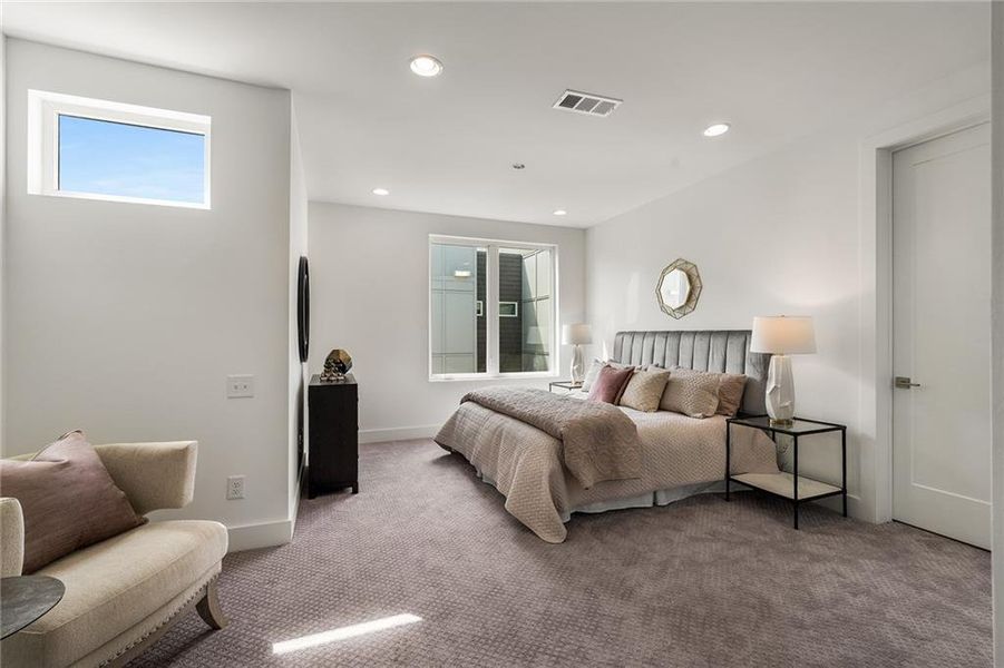 Furnished interior view inside a new home in , Atlanta (Image 27).