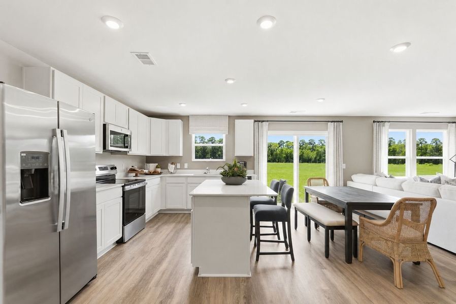 Representative furnished interior of a home built from the Frazier by Stanley Martin Homes in Essence at Bent Creek Village, Thomson (Image 163). Representative furnished interior of a home built from the Frazier by Stanley Martin Homes in Essence at Bent Creek Village, Thomson (Image 163).