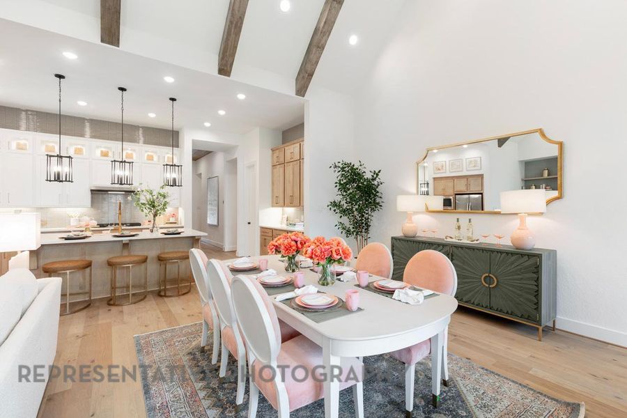 Furnished interior view inside a new home in 6 Creeks at Waterridge: 60ft. lots, Kyle (Image 23).