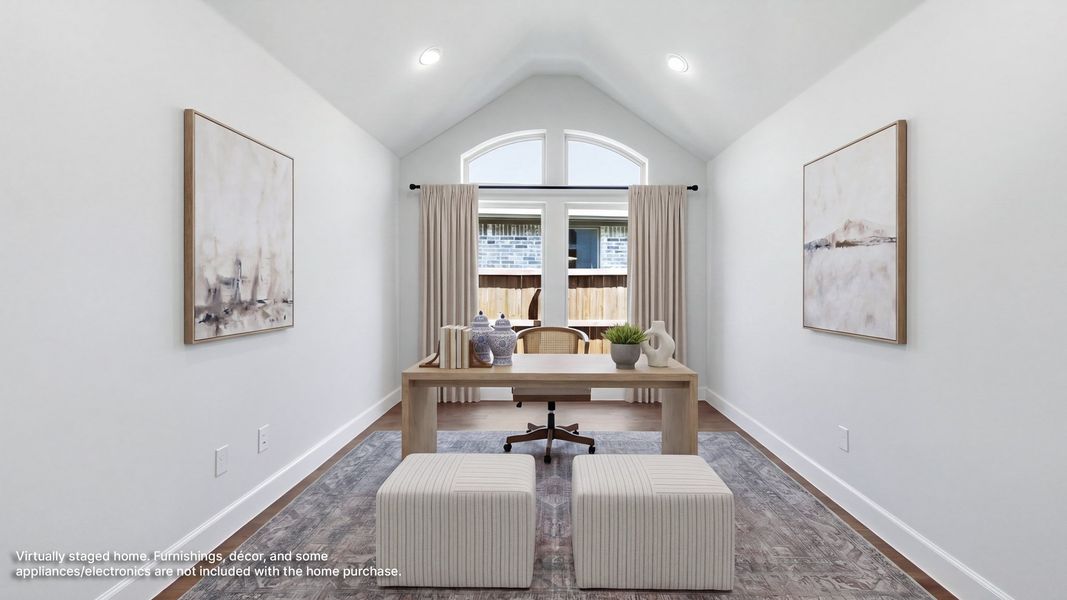 Furnished interior view inside a new home in Eliana, McKinney (Image 11).