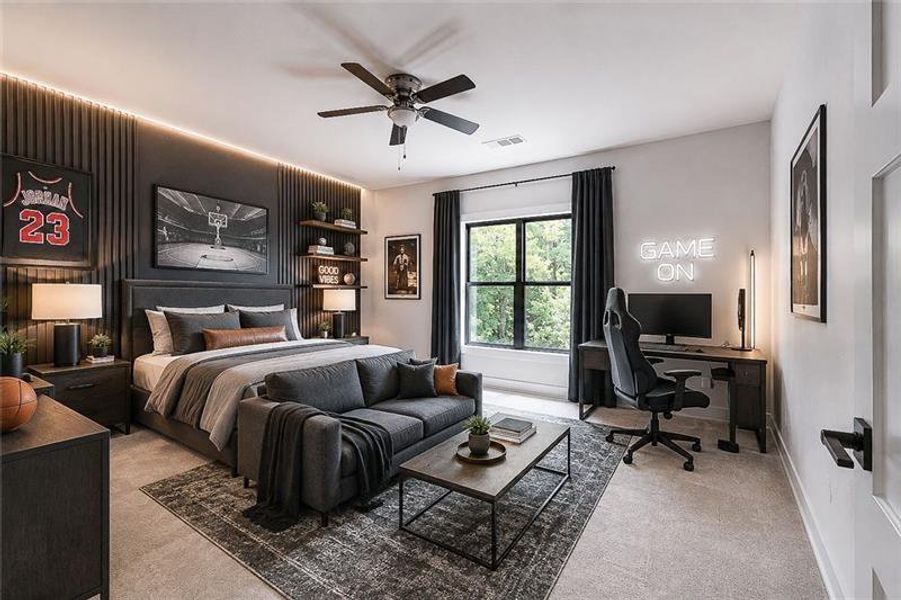 Furnished interior view inside a new home in , Acworth (Image 53).