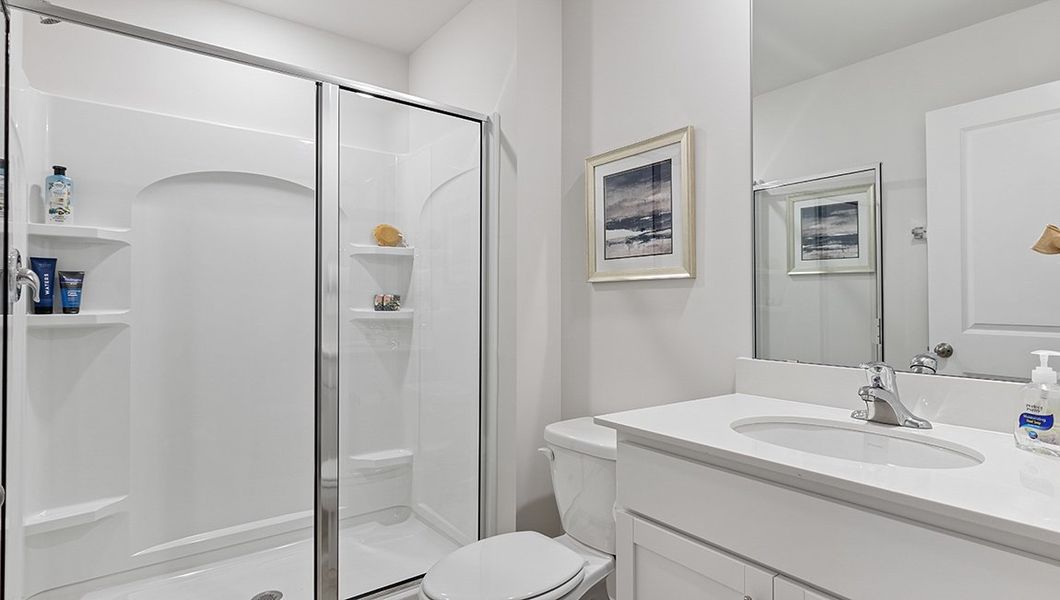 Representative furnished interior of a home built from the Robie by D.R. Horton in Brookside Farms - The Meadows, Greer (Image 17).