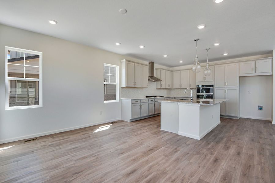 Furnished interior view inside a new home in The Aurora Highlands, Aurora (Image 11).
