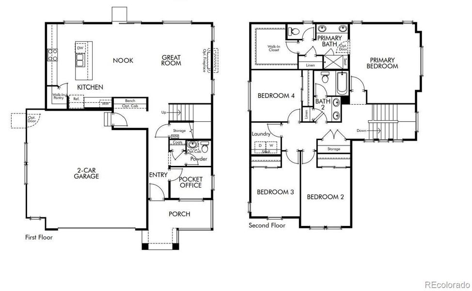 2D floor plan layout of this home in , Brighton, CO (Image 4).