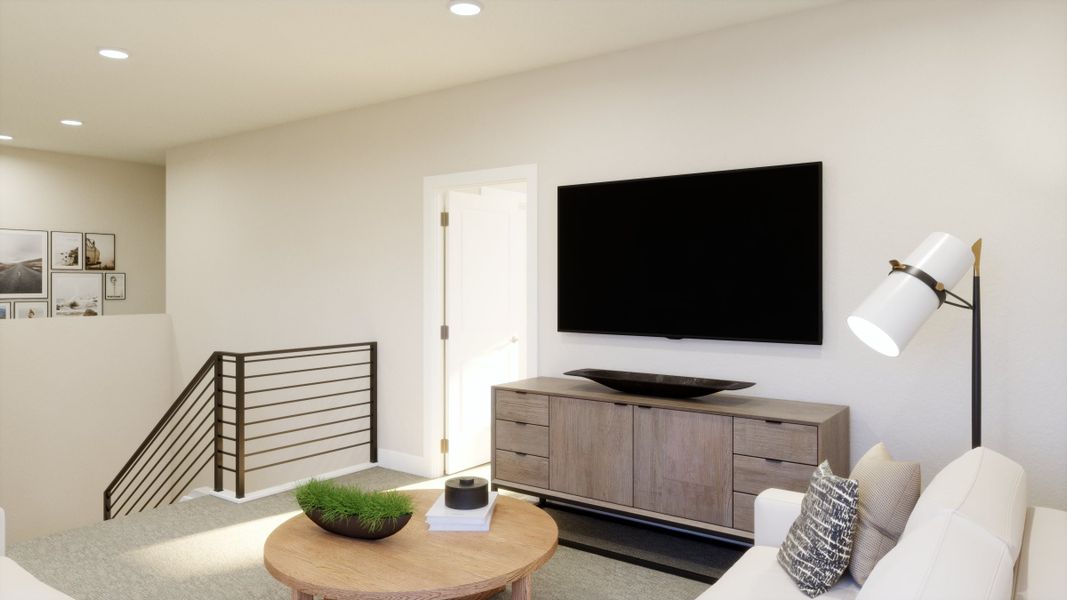 Representative furnished interior of a home built from the 3 by Trumark Homes in Trumark Homes at Tanterra, Parker (Image 7).