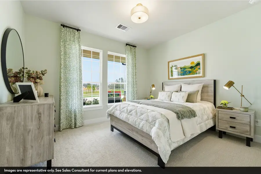 Furnished interior view inside a new home in Grand Magnolia, Waller (Image 7).