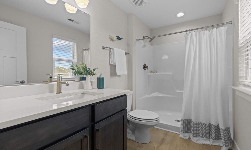 Representative furnished interior of a home built from the The Mangrove by Chesapeake Homes in Bridgewater - Shorehaven Village, Little River (Image 19).
