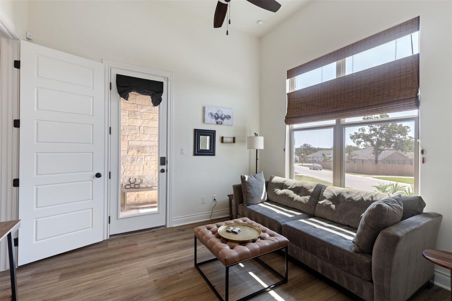 Furnished interior view inside a new home in , Bastrop (Image 15). Furnished interior view inside a new home in , Bastrop (Image 15).