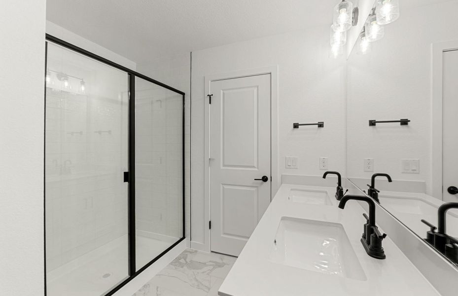 Furnished interior view inside a new home in Sunfield, Buda (Image 6).
