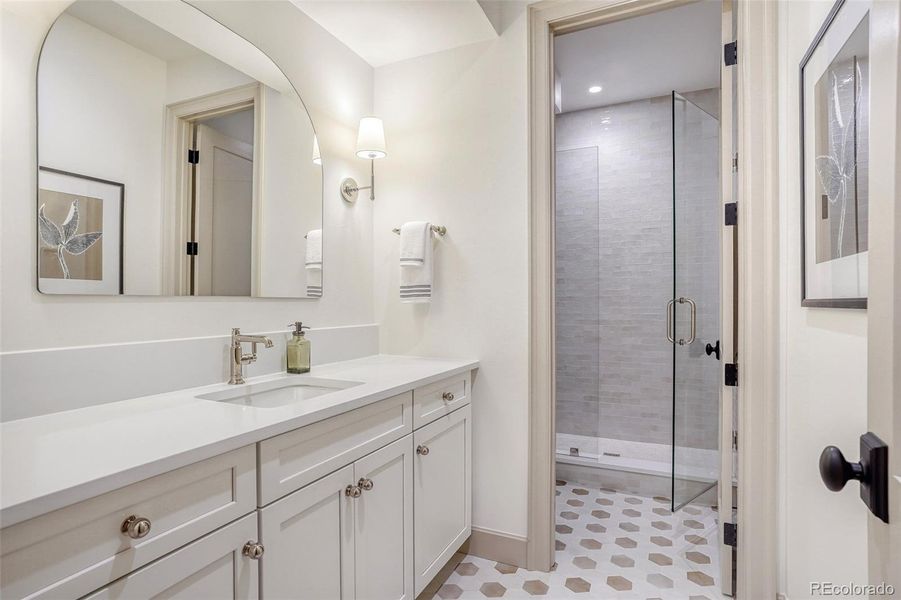 Furnished interior view inside a new home in , Denver (Image 26).