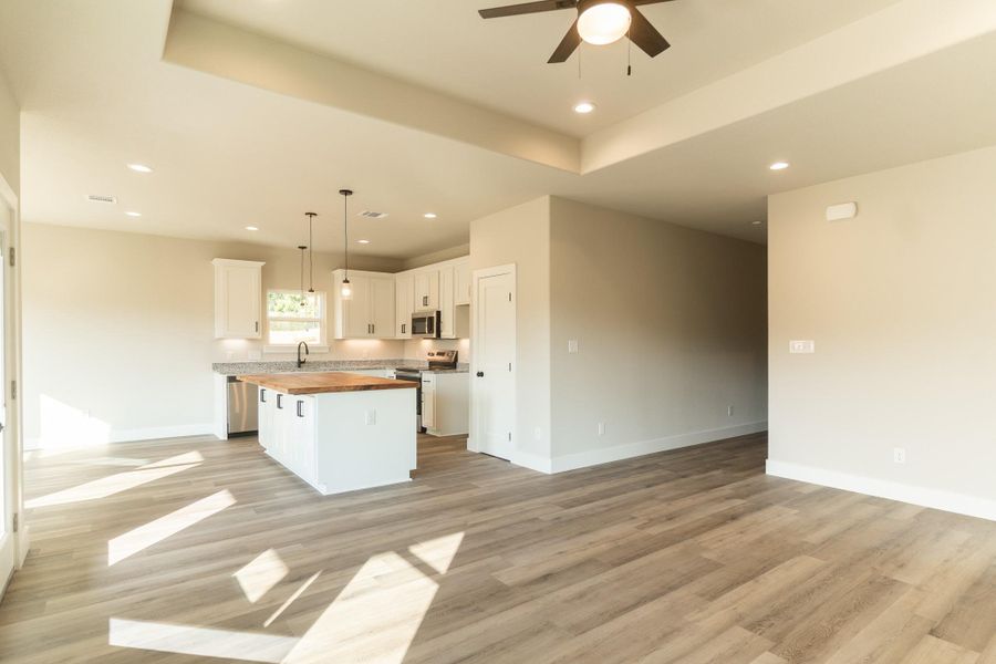Looking into Kitchen from Family Room