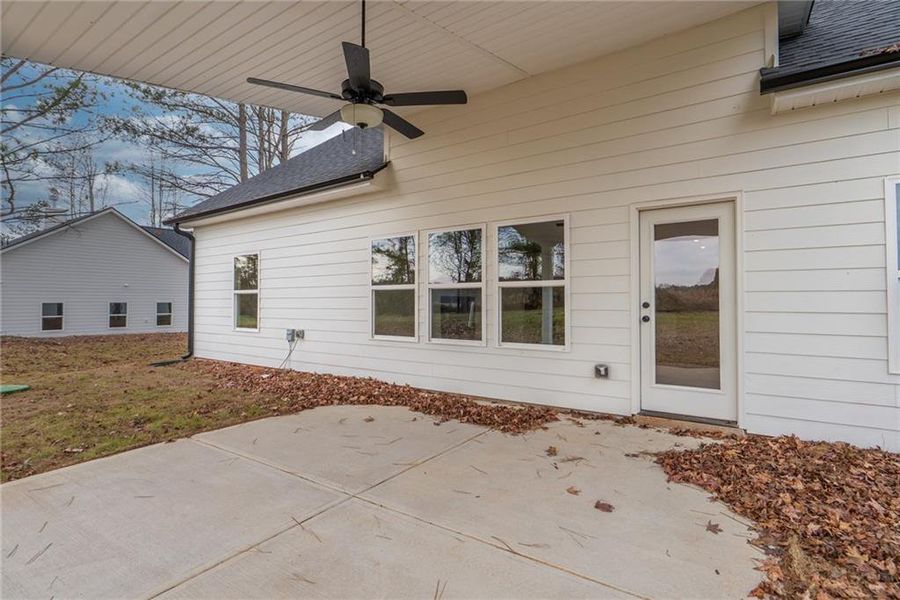 Exterior details and patio area of a home in , Good Hope (Image 3).