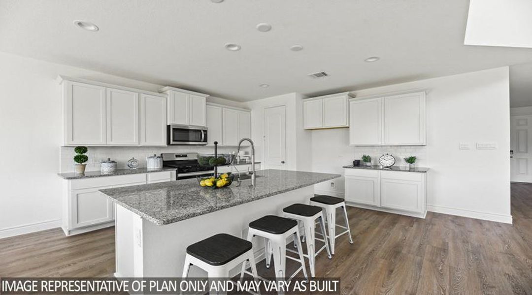 Furnished interior view inside a new home in River Ranch Estates, Dayton (Image 5).