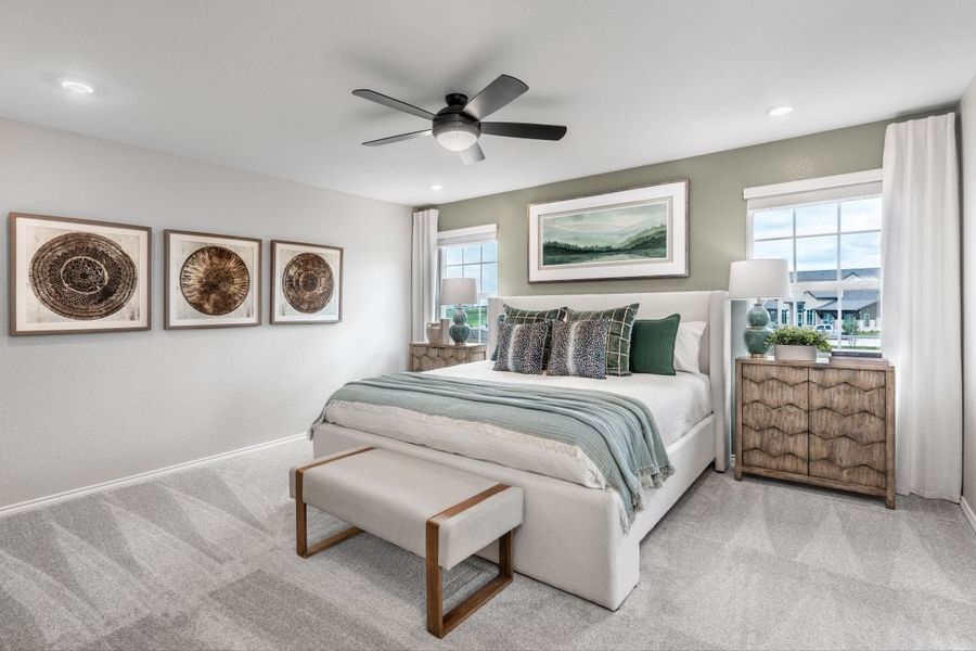 Representative furnished interior of a home built from the 2071 by KB Home in Watermill-Heritage Collection, Uhland (Image 15). Representative furnished interior of a home built from the 2071 by KB Home in Watermill-Heritage Collection, Uhland (Image 15).