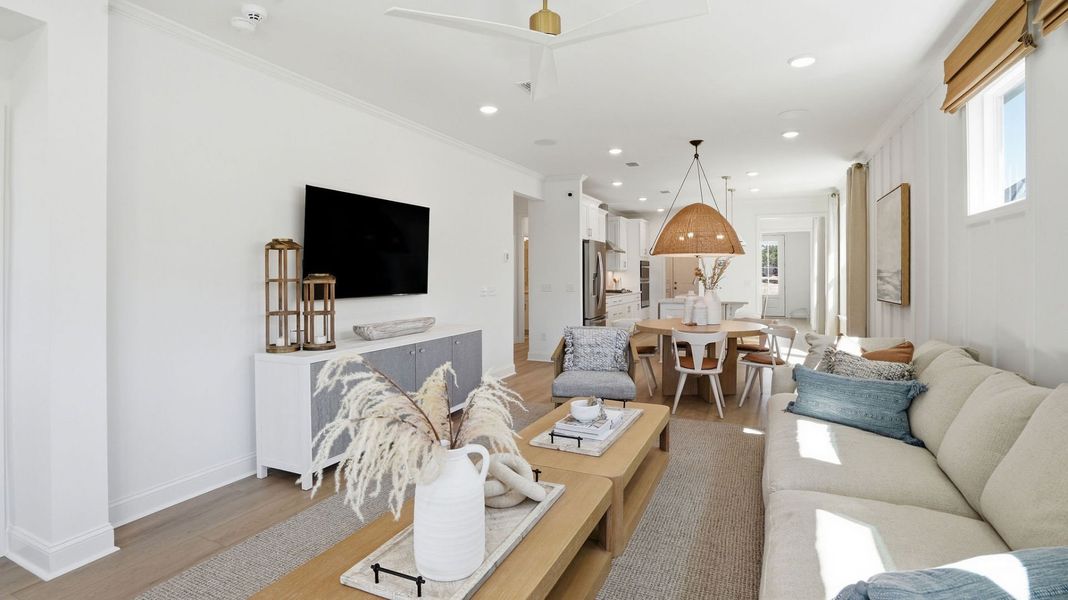 Representative furnished interior of a home built from the Hallmark by Del Webb in Del Webb Point Hope, Charleston (Image 9). Representative furnished interior of a home built from the Hallmark by Del Webb in Del Webb Point Hope, Charleston (Image 9).