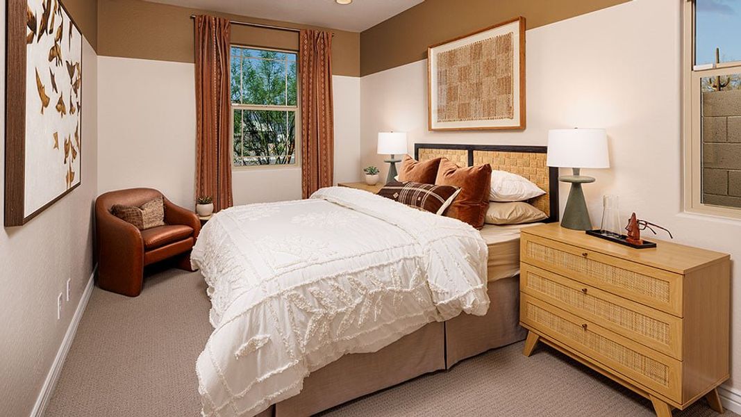 Representative furnished interior of a home built from the Sienna by Taylor Morrison in Saddleback, Peoria (Image 16).
