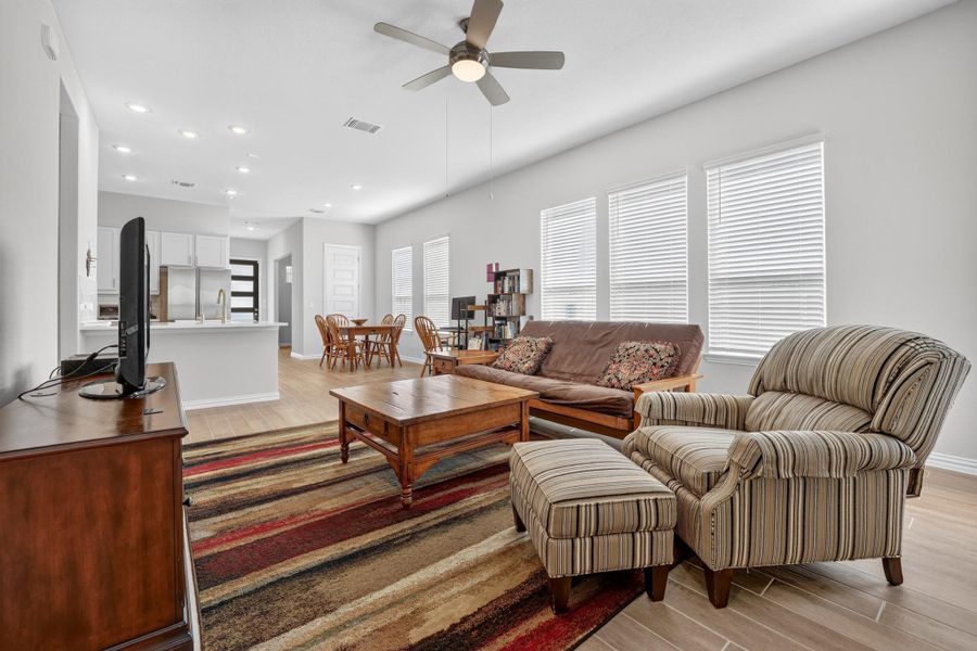 Furnished interior view inside a new home in Cascades at Onion Creek, Austin (Image 17).
