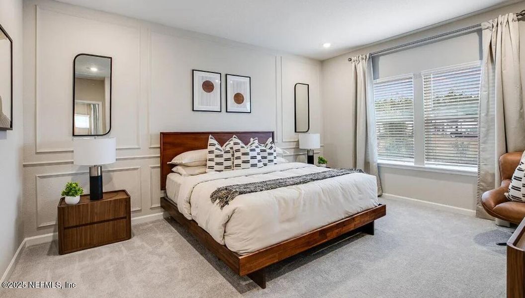 Furnished interior view inside a new home in , St. Johns (Image 11).