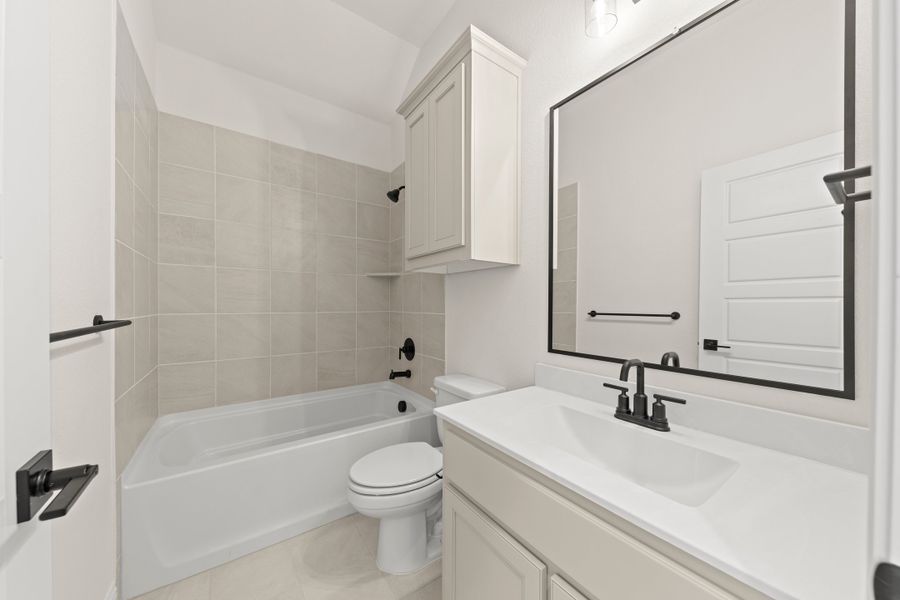 Furnished interior view inside a new home in Lovers Landing, Forney (Image 12).