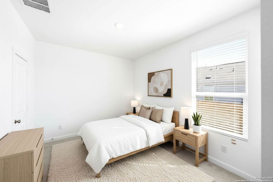 Furnished interior view inside a new home in Hidden Trails: Coastline Collection, Bulverde (Image 17).