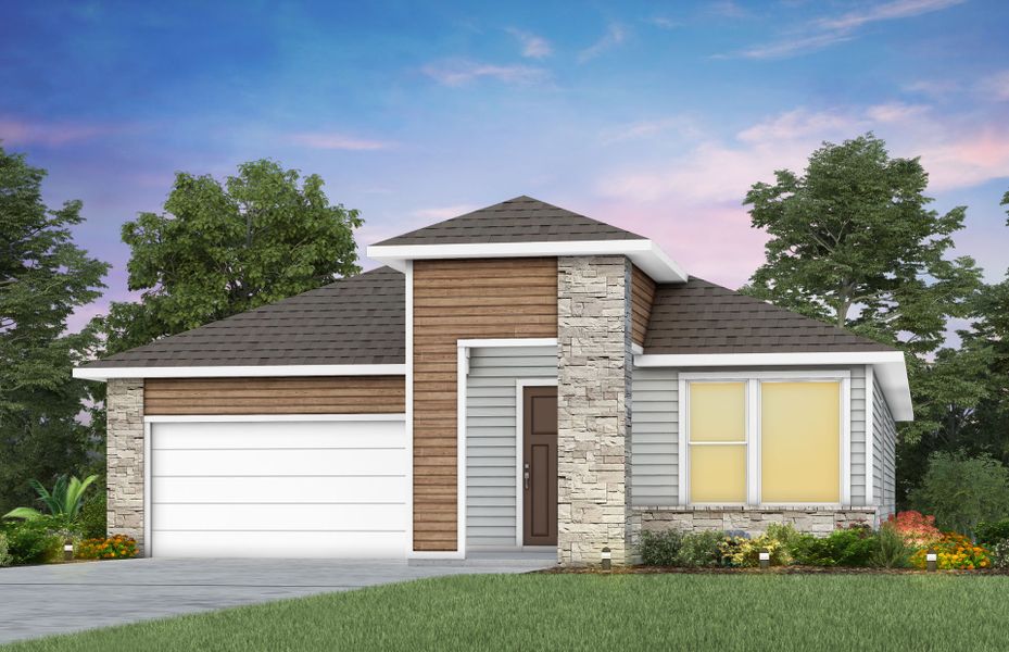 Front exterior of a new home in Del Webb Barton Village, Lebanon, TN, highlighting curb appeal (Image 21). Front exterior of a new home in Del Webb Barton Village, Lebanon, TN, highlighting curb appeal (Image 21).
