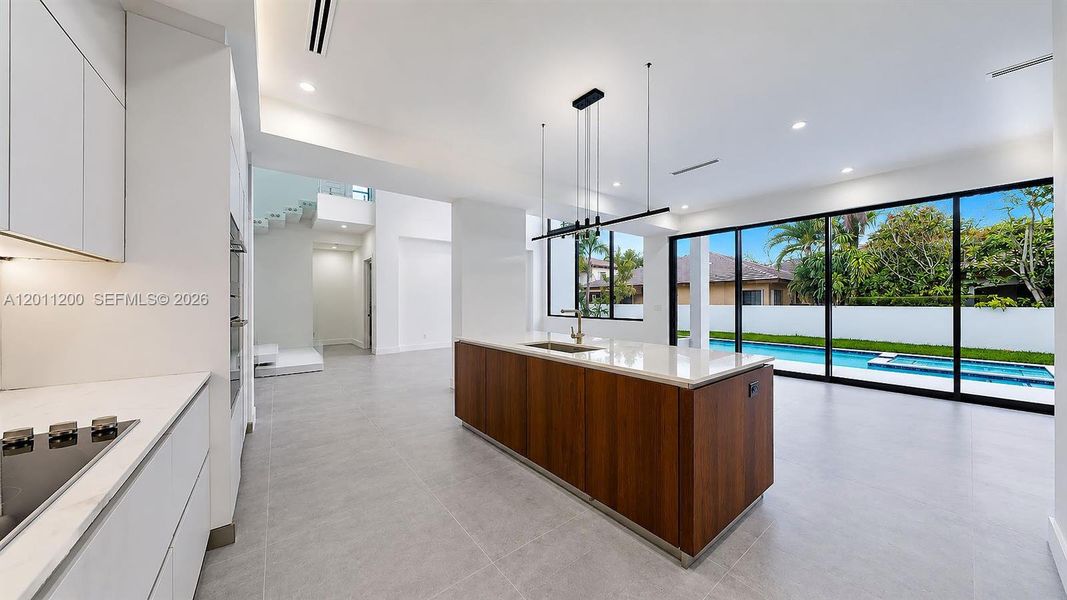 Furnished interior view inside a new home in , Miami Lakes (Image 16).