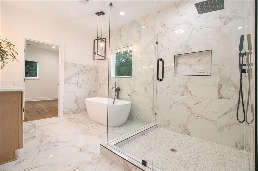 Furnished interior view inside a new home in , Atlanta (Image 14). Furnished interior view inside a new home in , Atlanta (Image 14).