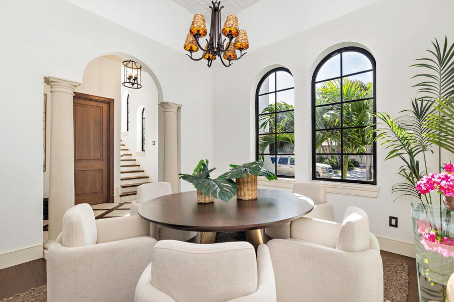 Furnished interior view inside a new home in , West Palm Beach (Image 45).