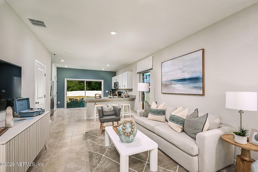 Furnished interior view inside a new home in , Jacksonville (Image 7).