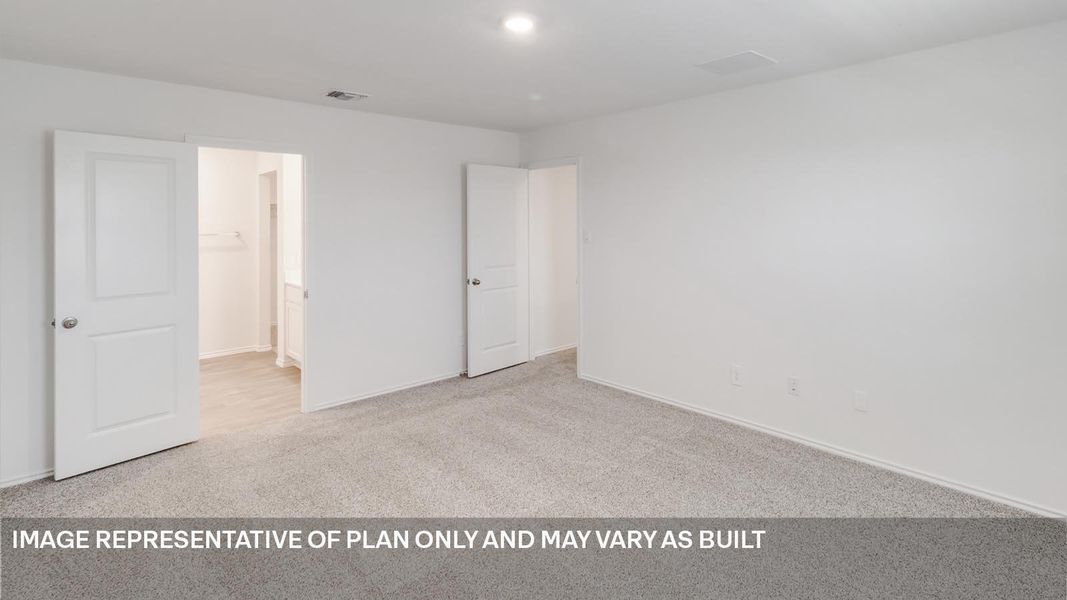 Spacious, unfurnished interior of a new home in Prairie Lakes, Buda (Image 10).