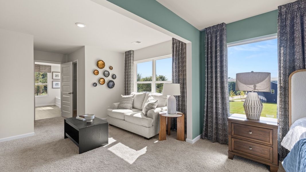 Representative furnished interior of a home built from the Halton by D.R. Horton in Jackson Landing, Jefferson (Image 49).