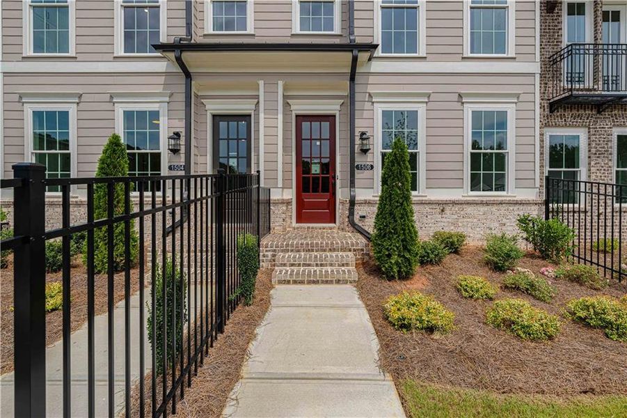 Exterior details and patio area of a home in Waterhaven, Cumming (Image 3).