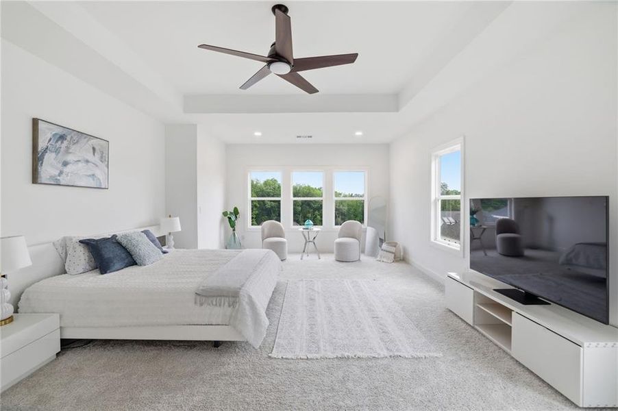 Furnished interior view inside a new home in , Woodstock (Image 36).