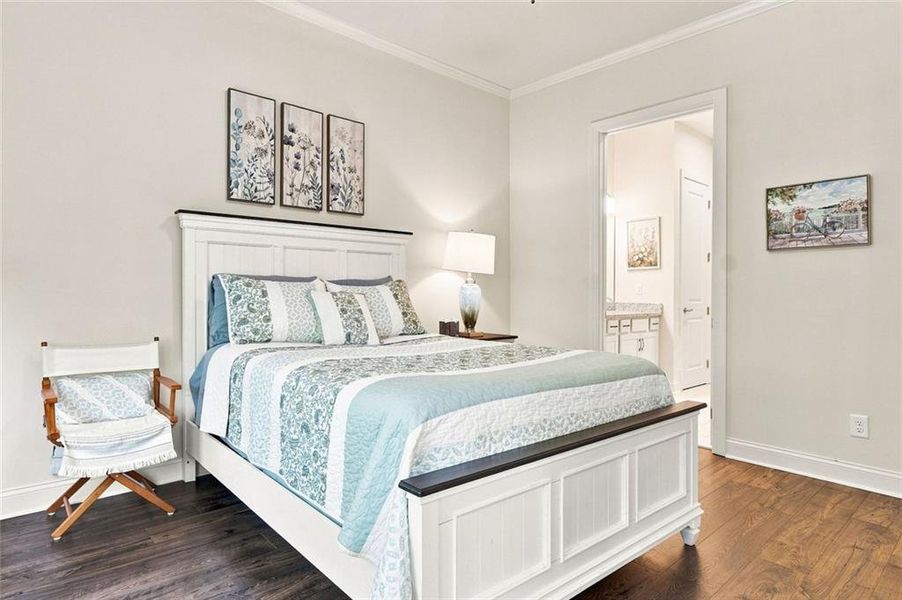 Furnished interior view inside a new home in , Ellijay (Image 37).