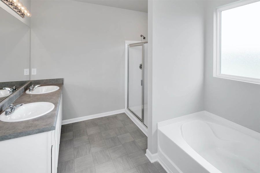 Representative furnished interior of a home built from the Aria by D.R. Horton in The Abbey at Trolley Run Station, Aiken (Image 6).