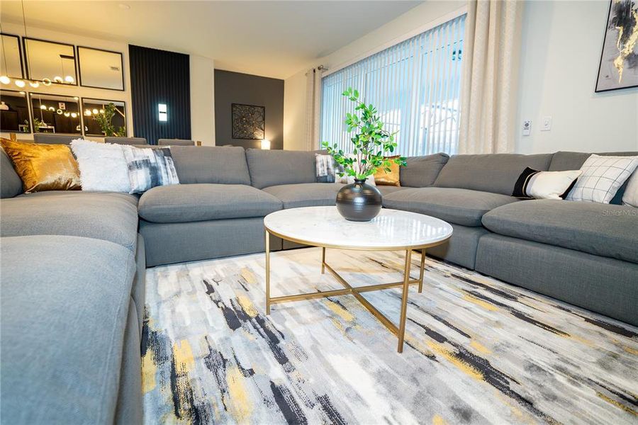 Furnished interior view inside a new home in , Clermont (Image 6). Furnished interior view inside a new home in , Clermont (Image 6).