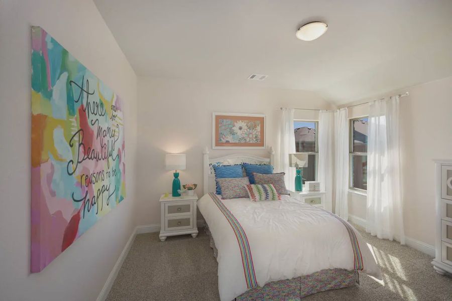 Representative furnished interior of a home built from the Princeton by Chesmar Homes in Heartland 50's and 60's, Heartland (Image 16).