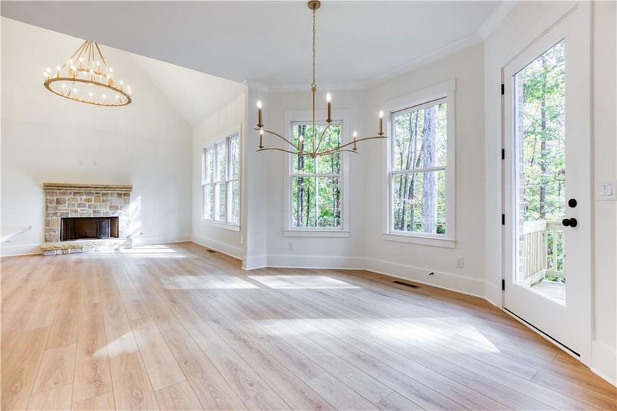 Spacious, unfurnished interior of a new home in , Monroe (Image 16). Spacious, unfurnished interior of a new home in , Monroe (Image 16).