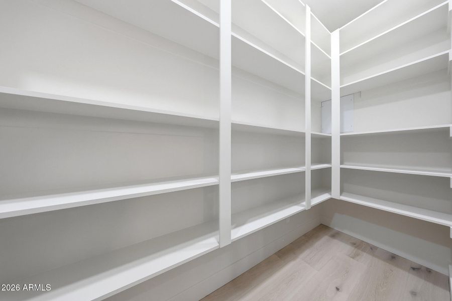Spacious Walk-in Pantry