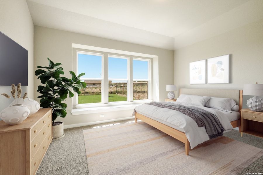 Furnished interior view inside a new home in The Crossvine, Schertz (Image 6).