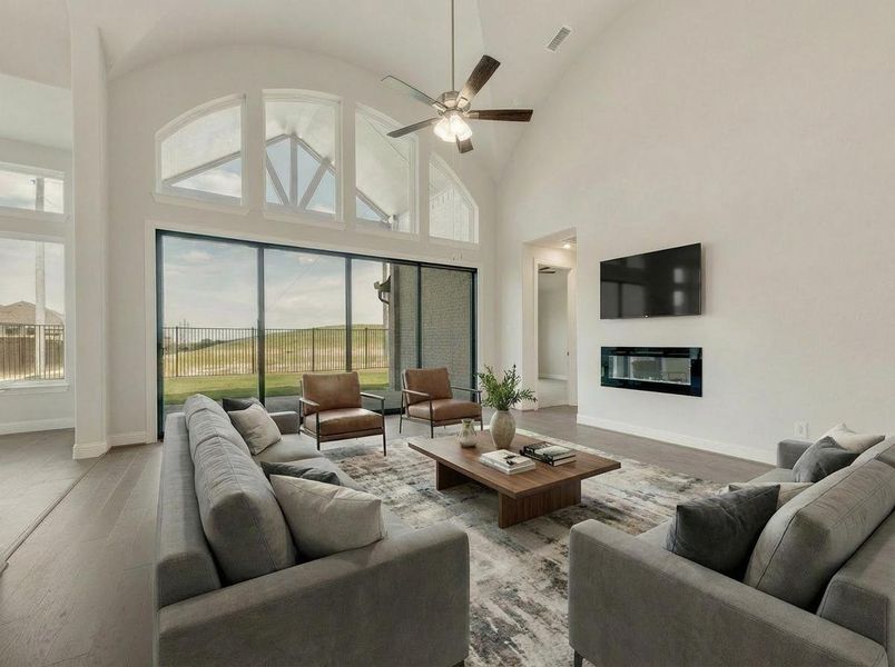Furnished interior view inside a new home in Breezy Hill, Rockwall (Image 18).