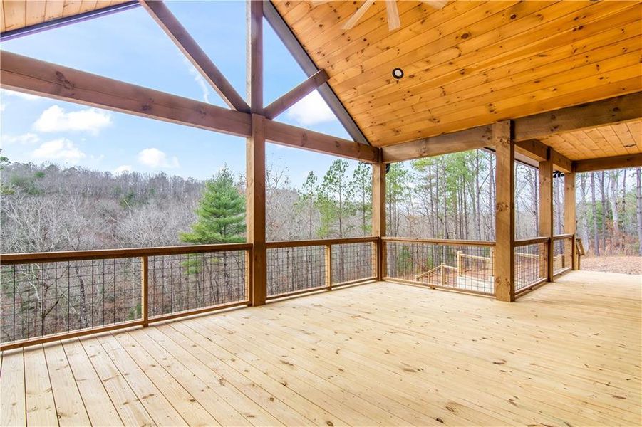 Exterior details and patio area of a home in , Talking Rock (Image 29).