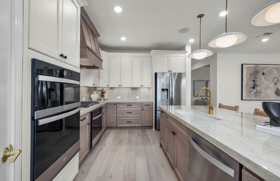 Representative furnished interior of a home built from the Mystique by Del Webb in Del Webb Austin at Lost Pines, Bastrop (Image 10).